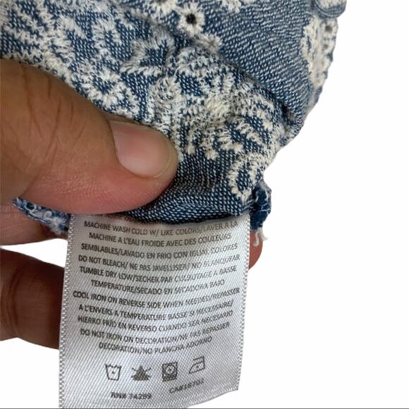 Jessica Simpson Sleeveless Chambray Tunic Size 6X - Picture 7 of 7